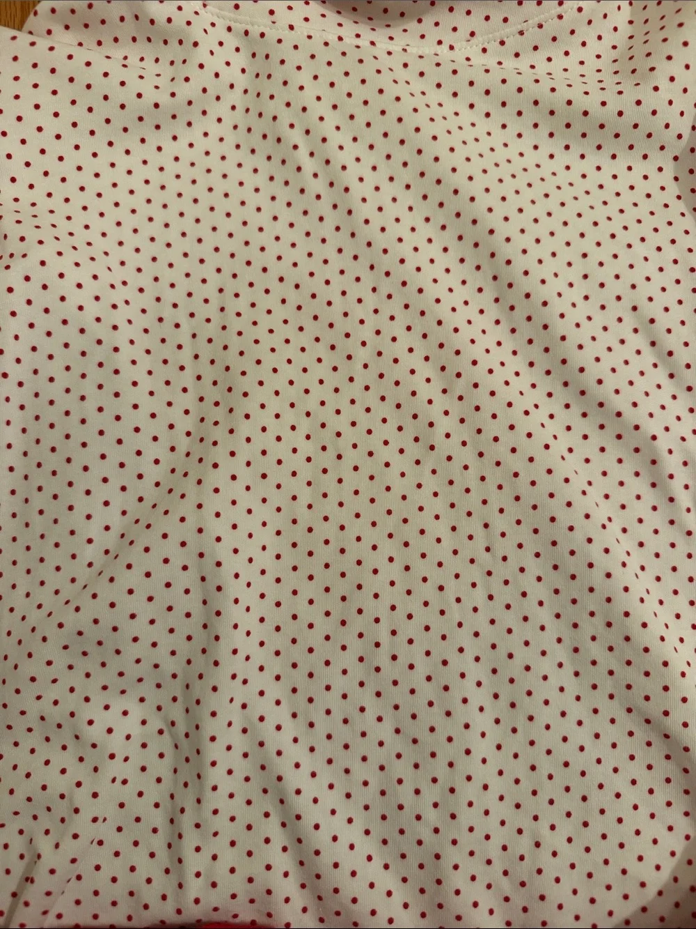 The Beaufort Bonnet Company Girls Red Plaid Skirt with polka dot turtle neck